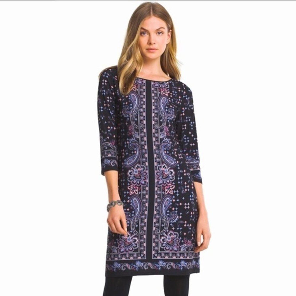 White House Black Market Floral Printed Shift Dress XXS